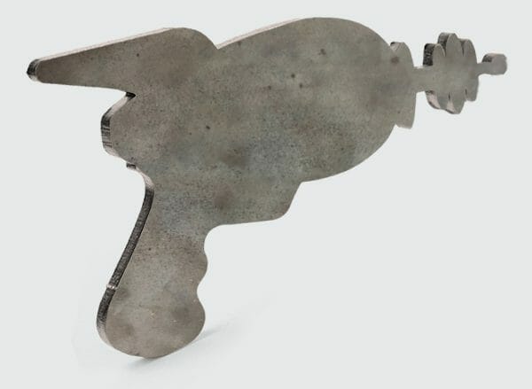 Laser-cut AR500 steel from SendCutSend